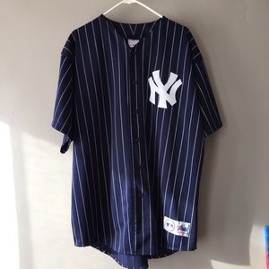 Majestic New York Yankees Pinstripe Vintage Jersey
